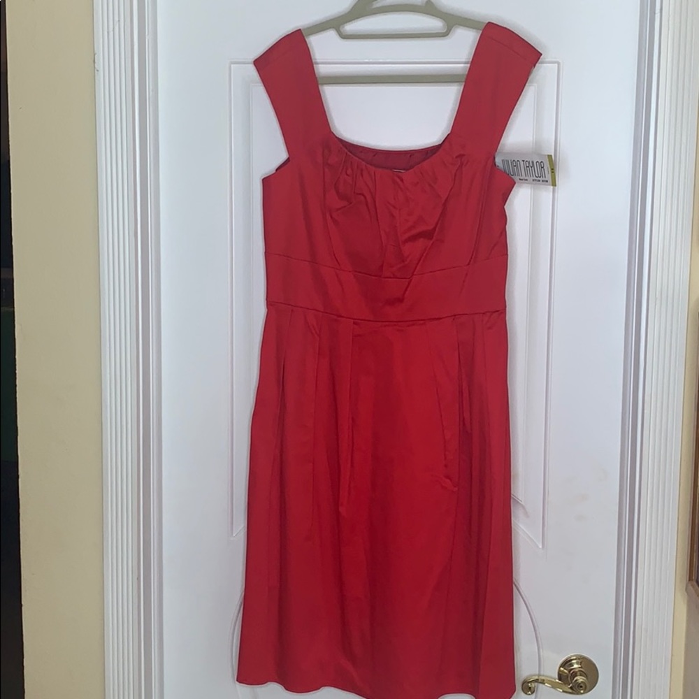 NWT Julian Taylor Sleeveless Flare dress 👗 in 14